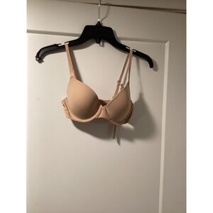 SKIMS Fits Everybody T-Shirt Bra Clay Tan Underwire 32C BR-UWR-2294 NWT